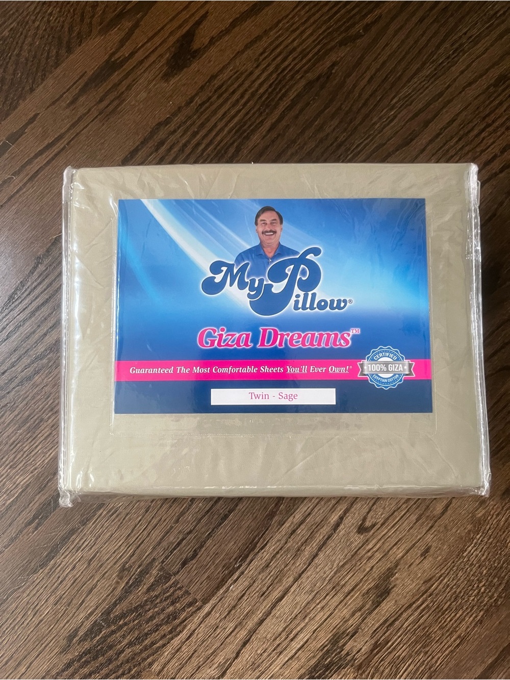 MyPillow Giza Dreams Twin Sheet Set in Sage Brand new in original package